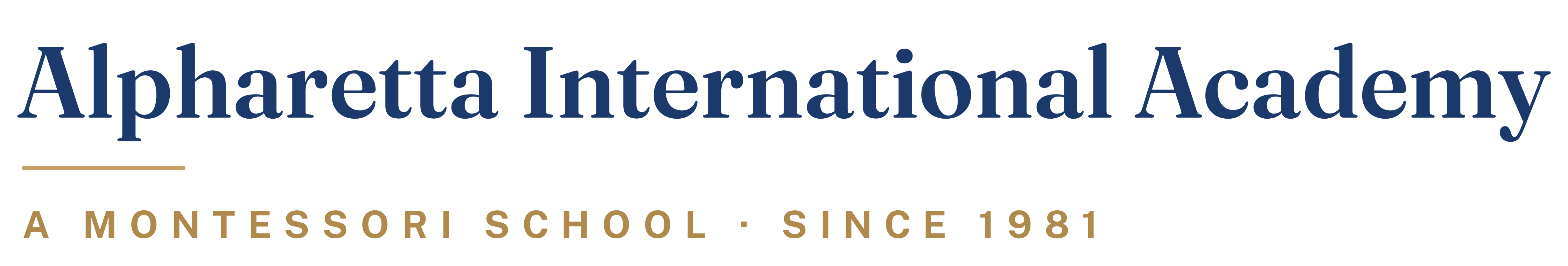 Alpharetta International Academy, A Montessori School, Est. 1981